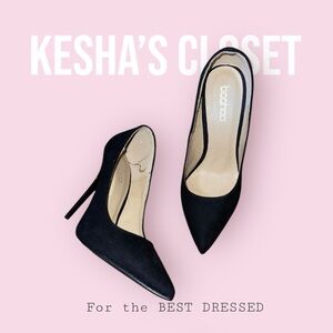 BOOHOO Sexy Black Stiletto Pumps